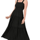 Tiered Midi Dress- Various Colors