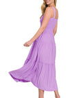 Tiered Midi Dress- Various Colors