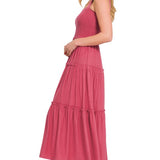 Tiered Midi Dress- Various Colors
