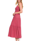 Tiered Midi Dress- Various Colors