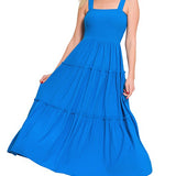 Tiered Midi Dress- Various Colors