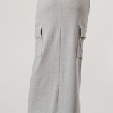 Modal Brushed Long Cargo Skirt, by Hashttag