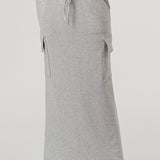 Modal Brushed Long Cargo Skirt, by Hashttag