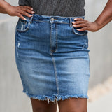 RISEN Amelia Denim Mini Skirt