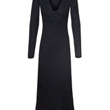 Solis Midi Dress - Marled Pine Green, AFRM
