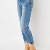 Judy Blue Cuffed Hem Slim Jeans (Plus only)