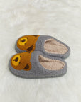 Melody Teddy Bear Print Plush Slide Slippers