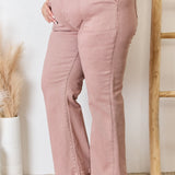 RISEN High Rise Ankle Flare Jeans