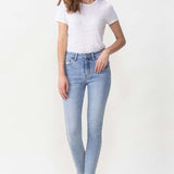 Lovervet Full Size Talia High Rise Crop Skinny Jeans (online only)