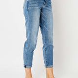 Judy Blue Cuffed Hem Slim Jeans (Plus only)