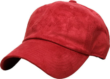 SUEDE BASEBALL CAP