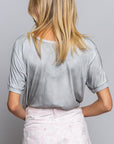 Super Soft Girly Pocket Tee- Pol