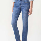 Midrise Slim Ankle Straight, Lovervet by Vervet