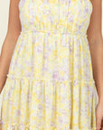 FLIRTY FLORAL TIE-STRAP MIDI DRESS, Various Colors- Hyfve