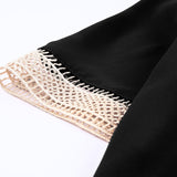 Contrast V-Neck Blouse (online only)