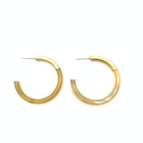 Accessory Jane Liz Hoop Med in Light Natural