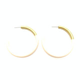 Accessory Jane Hoop LG in Cream