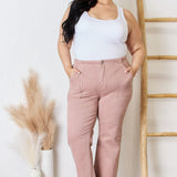 RISEN High Rise Ankle Flare Jeans