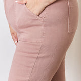 RISEN High Rise Ankle Flare Jeans