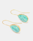 Handmade Natural Stone Teardrop Earrings